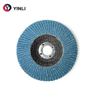 YL Zirconia Flexible Plastic Backing Zirconia Oxide Vertical Flap Disc