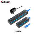 Multifuncional Universal USB 7 Ports 4 Ports Hub