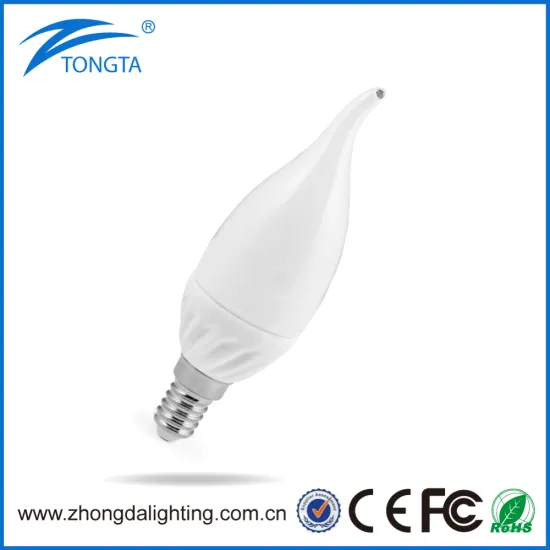 China ZhongShan Home Decor Wholesale Led Candle light bulbs 3w Led
