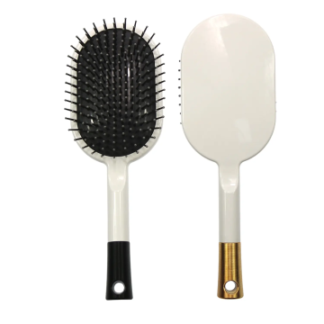 Wooden Paddle Brush Colorful Elliptical Detangling Brush with Heat Protection Manufactory