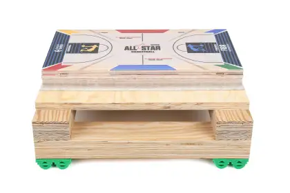 Enlio Print Wood Grain Multi-layer M9 Basketball Floor