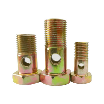 Automotive Banjo Bolt Fasteners: Details and Features of Hollow Banjo Screw Bolts with Two Holes
