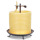 144-Hour Yellow Pure Beeswax Candles with Cotton Wick