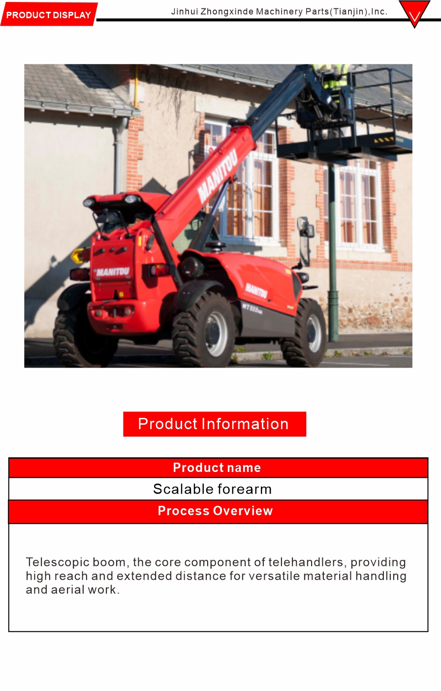 Engineering Special Telescopic Handler Parts