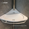 Height Adjustable 4-Tier Telescopic Shower Caddy for Bathroom Organization