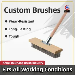 Professional-Grade Floor Brush for Stubborn Stains