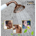 Rose Gold Antique Brass Bathroom Faucet Shower Set