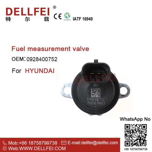 Válvula solenoide de medición de combustible 0928400752 para Hyundai