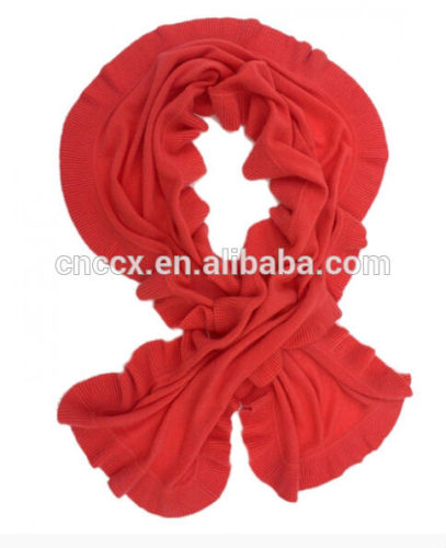 14CSW9005 Cashmere Ruffle Scarves