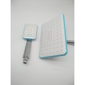 Plastic ABS Chrome Square Rainfall Shower Head Set