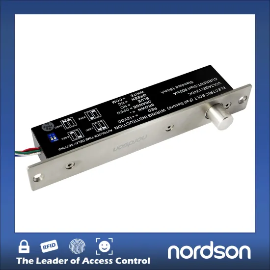 4500Lbs Electronic Keyless Electric Bolt Lock For Wooden Door