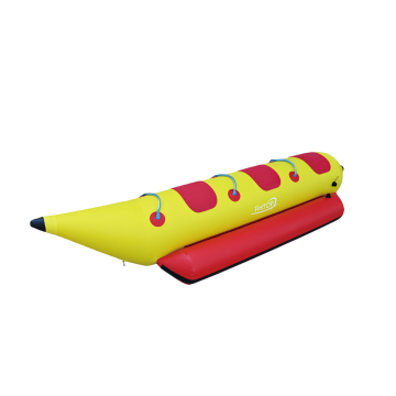 Electric Inflator Powered Inflatable Water Banana Boat for Outdoor Floating Fun