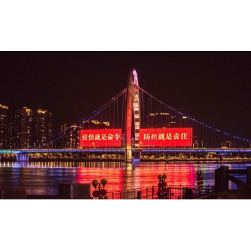 Dış Bina Aydınlatma LED Piksel Nokta Örgü Ekran