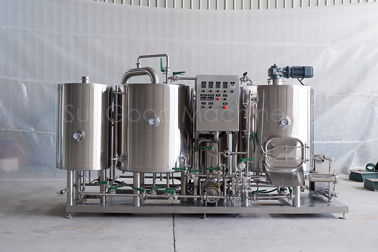 3bbl 3-vessel brewhouse turnkey brewing equipment