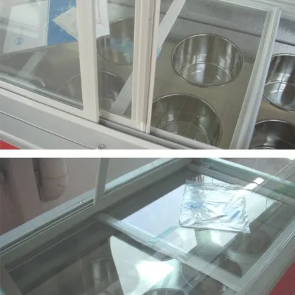 Hard Ice Cream Display Freezer Gelato Display Freezer