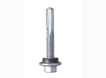 #8*1"-#12*1-1/2" Self Drilling Screw Hex head with washer YZP