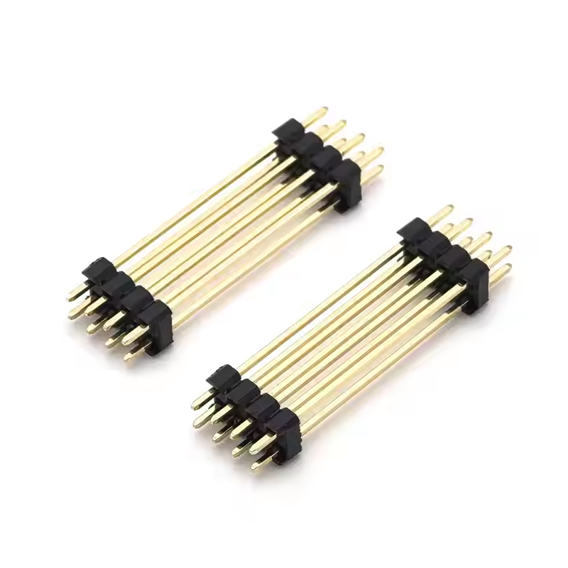 Conector de encabezado de lanzamiento de 2.54 mm dual plástico recto