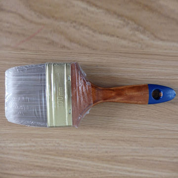 4-inch gagang kayu berongga sikat lukisan filamen PET