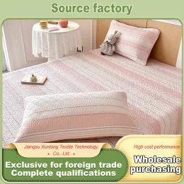 Soft Pink Washed Cotton Bed Covers