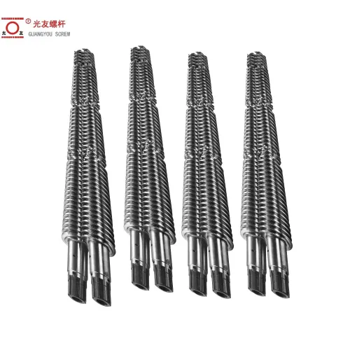 Inaprubahan ng CE ang extruder conical twin screw bimetallic screw cylinder