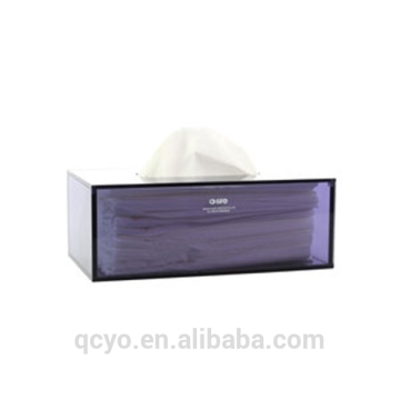 2015 shenzhen supplier new productsclear / flower tissue box