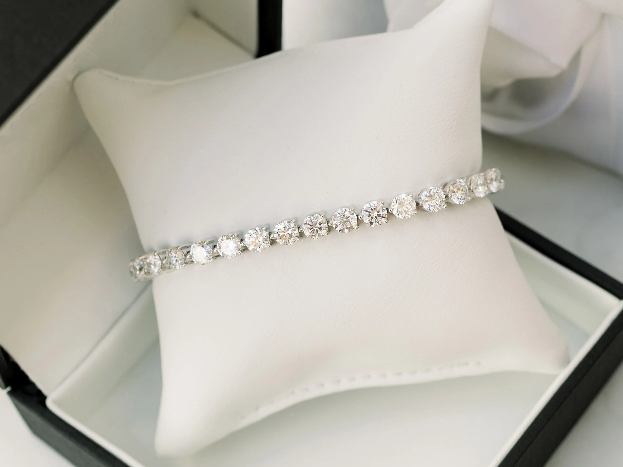 moissanite engagement band