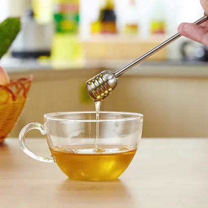 Stainless Steel Honey Dipper Stick