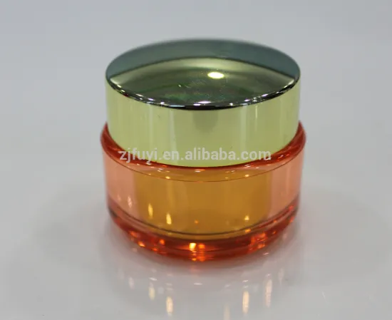 30g Fashion Style Gold Acrylic Cosmetic Packaging for Cream Jar