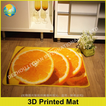 Anti-slip Nylon 3D high definition fruit/animal Printed doormat