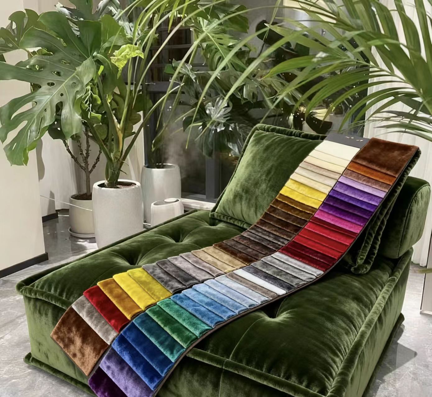 Перформанс цврста боја Холандска кадифена ткаенина