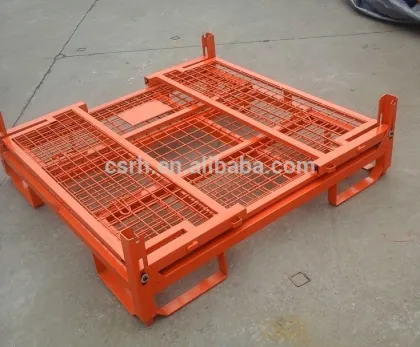Small Warehouse Foldable Steel Crate