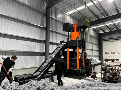 Auto Baler Aluminium Baling Machine Can Baler