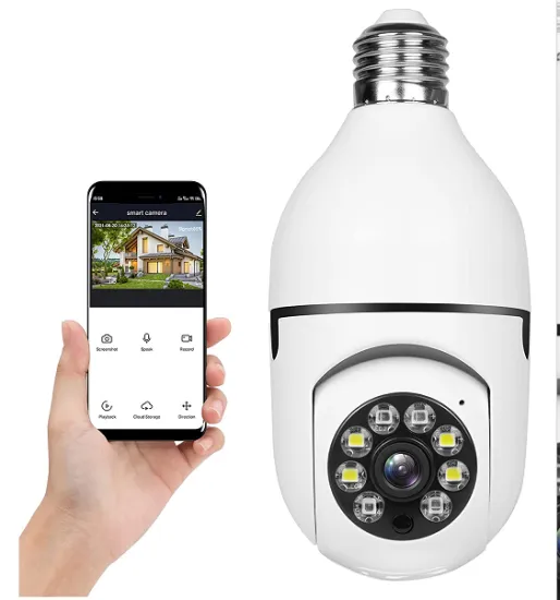 YI IOT Smart Security: 360° PTZ IP Camera with WiFi Bulb