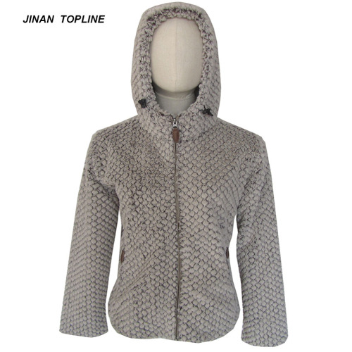 Veste en fausse fourrure pour femmes Hoodies de loisirs Veste causale