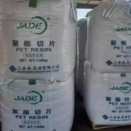 White Granule PET Resin 100% Virgin Jade Brand