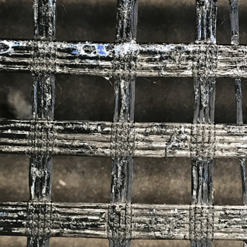 Självhäftande asfaltförstärkning glasfiber geogrids