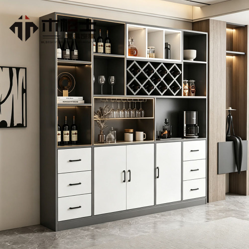 Gabinete de vino integrado de lujo moderno