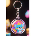 Custom metal personalized keychain