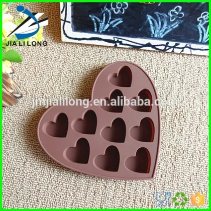 Food grade handmade chocolate silicone heart mold