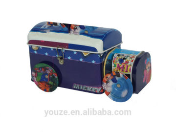 The beautiful car gift tin box