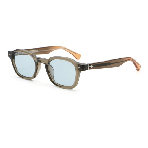 Wholesale Rectangular PC CP Sunglasses with PC Lenses ME2173