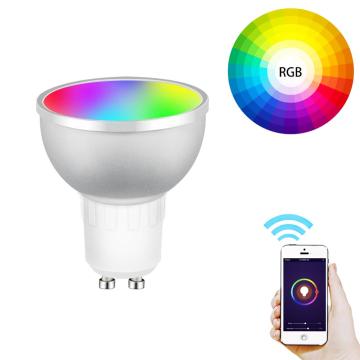GU10 WiFi Smart LED Light Bulb - RGB CW Warm White Daylight