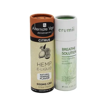 Eco-friendly Paper CBD Hemp Oil Tube Packaging Box