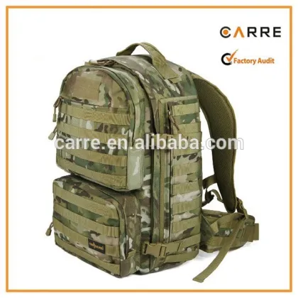 waterproof 1000D Cordura tactical assault backpack camouflage tactical backpack