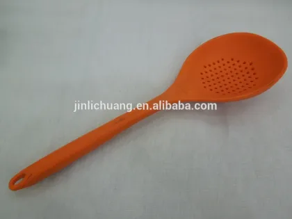 Personalized silicone baby spoon/silicone cooking spoon flexible, silicone baby spoon collapsible