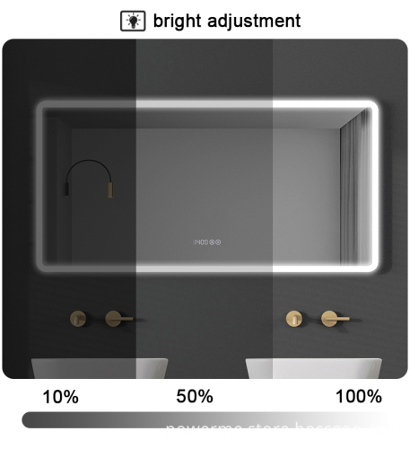 Modern Style wall mounted bathroom mirror with lights