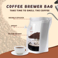 Quad Seal 2 Oz Bulk Small Drip Single Serve Best Coffee Bags