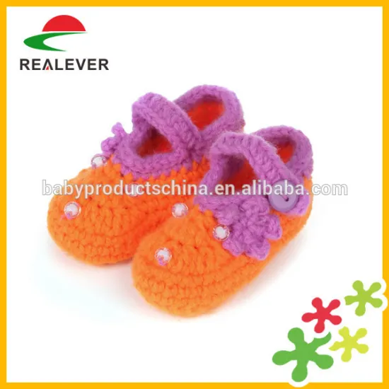 New Arrival Various Cute fabric shoes baby crochet
