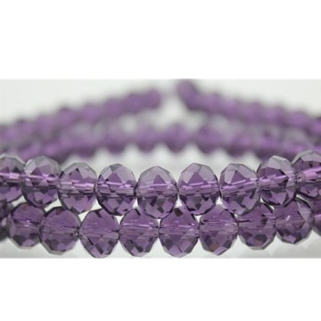 Wholesale Loose Gemstone Purple Crystal Beads For Jewelry Making For Curtain Necklace Bracelet