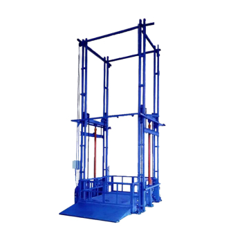 Vertical Hydraulic Cargo Elevator for Warehouse Guide Rail Lifts for Sale